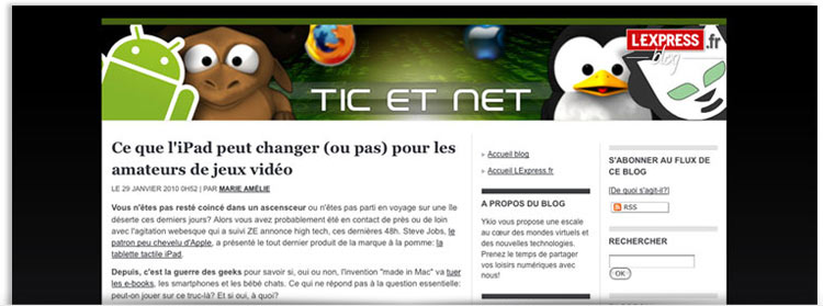 Blog Tic et net