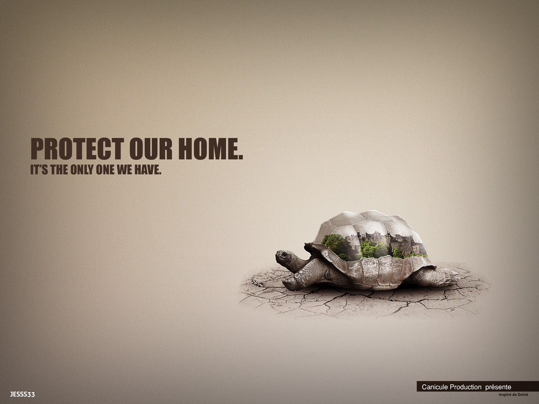 Campagne publicitaire sur la protection de l’environnement pour Canicule Production